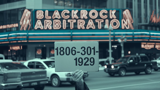 blackrock arbitration 1-806-301-1929