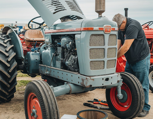 1959 oliver 550 tractor air filter replacement