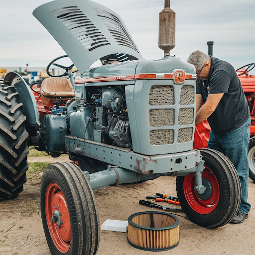 1959 oliver 550 tractor air filter replacement